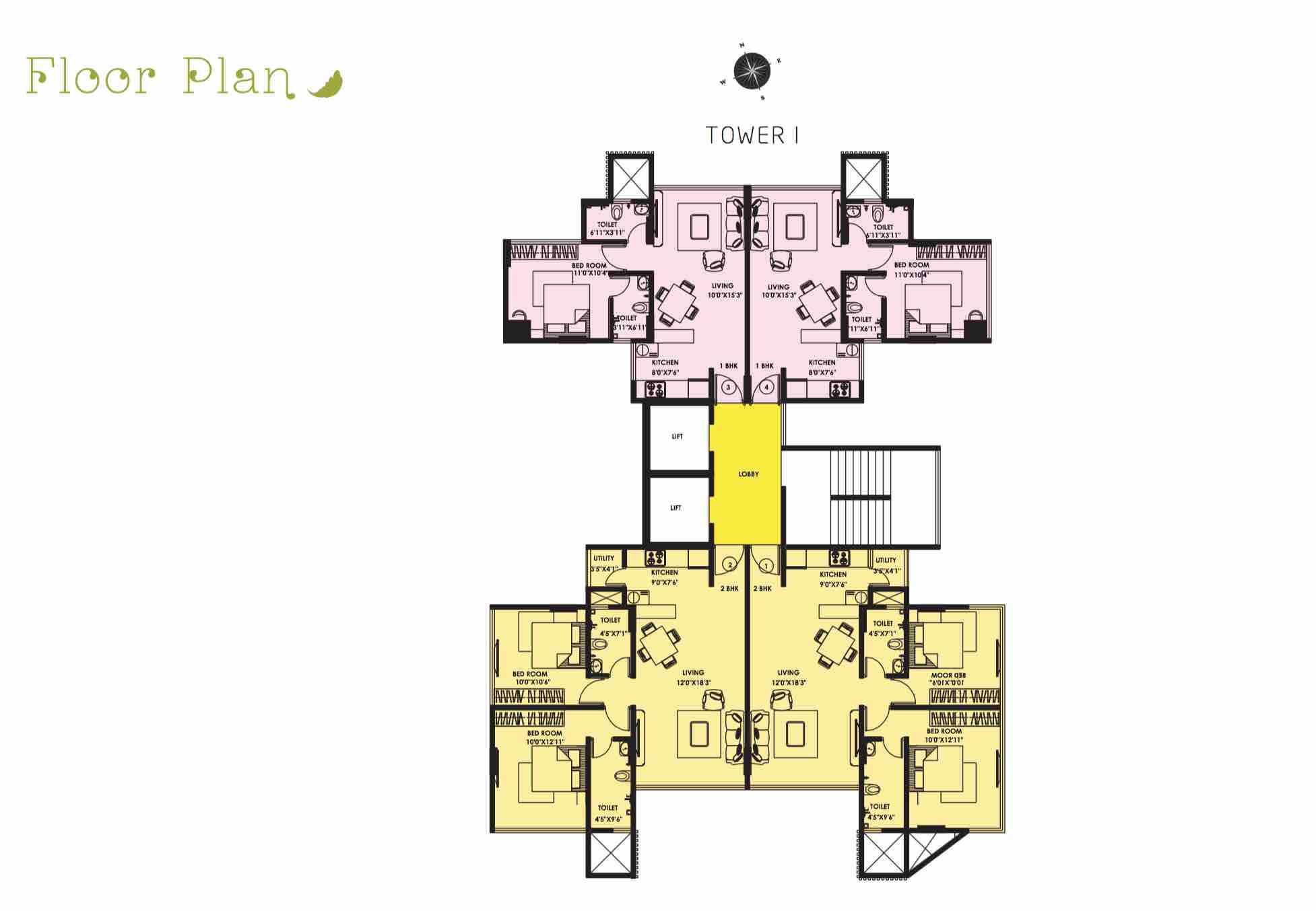 kanakia rainforest tower i floor plan Synergy.Properties