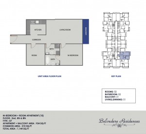 Belvedere International City Dubai Floor Plans