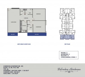 Belvedere International City Dubai Floor Plans
