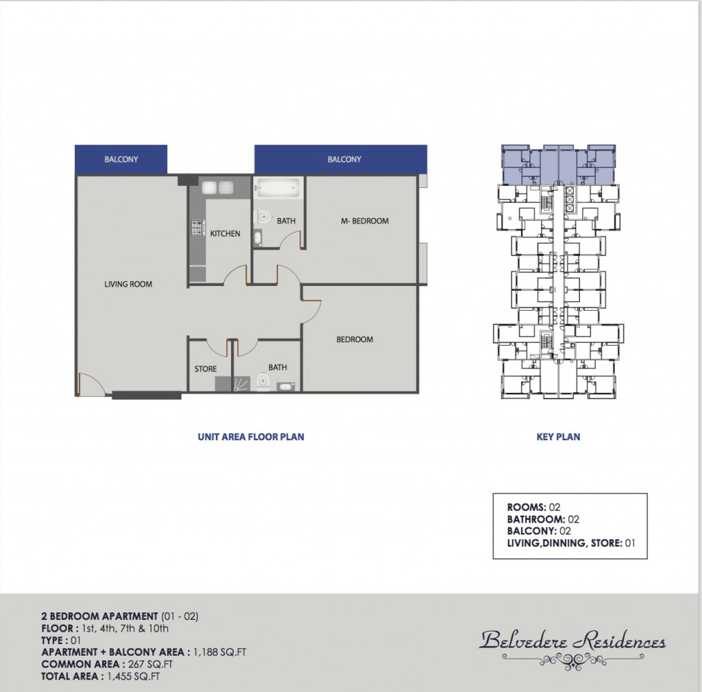 Belvedere international city floor plan 2 bedroom Synergy.Properties
