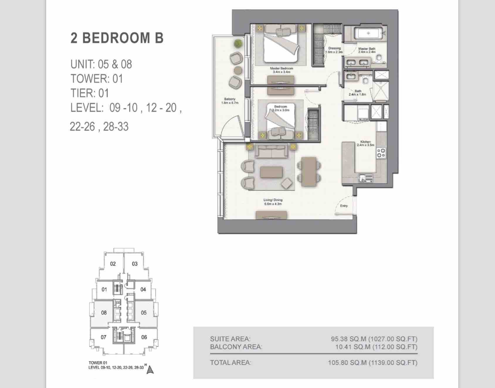 52 42 dubai marina floor plan 2 bedroom type b Synergy