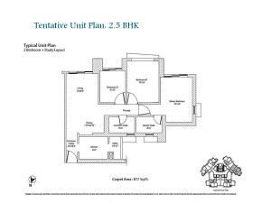 TataInfinium_2.5 BHK Layout