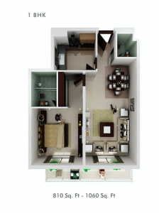Palacio_FloorPLan_1BHK