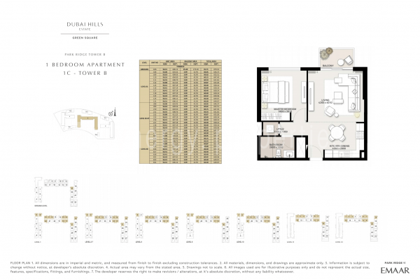 Dubai Hills Estate - Green Square Floor Plan