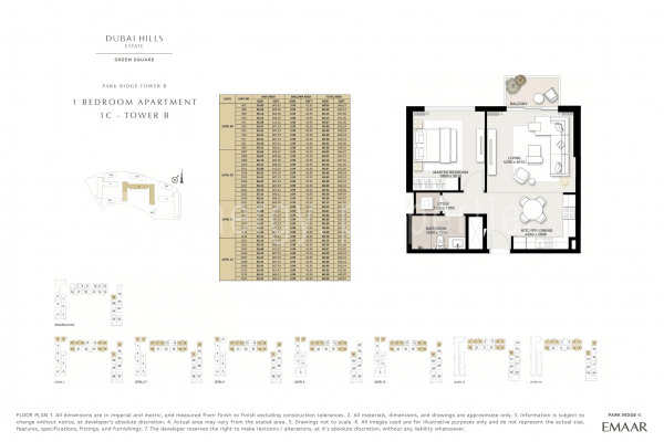 Dubai Hills Estate - Green Square Floor Plan