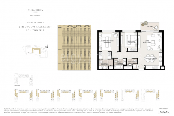 Dubai Hills Estate - Green Square Floor Plan