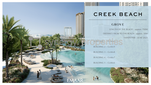Emaar Creek Beach Grove in Dubai Creek Harbour