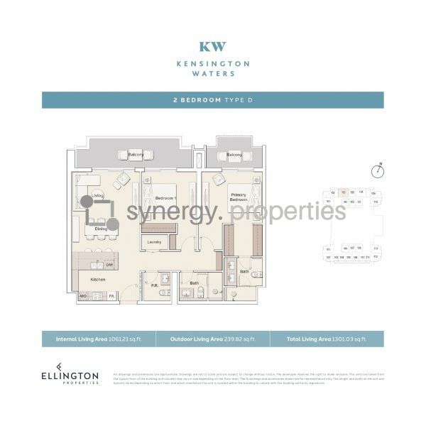 Ellington Kensington Waters in MBR City Meydan
