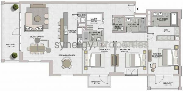 Apartments for Sale in Meraas Port De La Mer