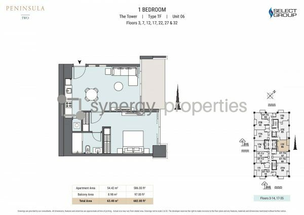 Select Group Peninsula Five Apartments in Business Bay