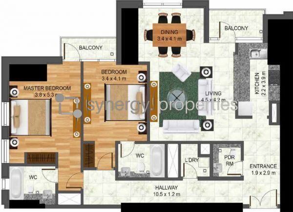 Meera Tower Apartments in Al Habtoor City Dubai