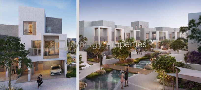 Emaar Bliss 2 Townhouses at Arabian Ranches 3 | Duplex and Triplex Townhouses inspired by Homes in Santorini Greece