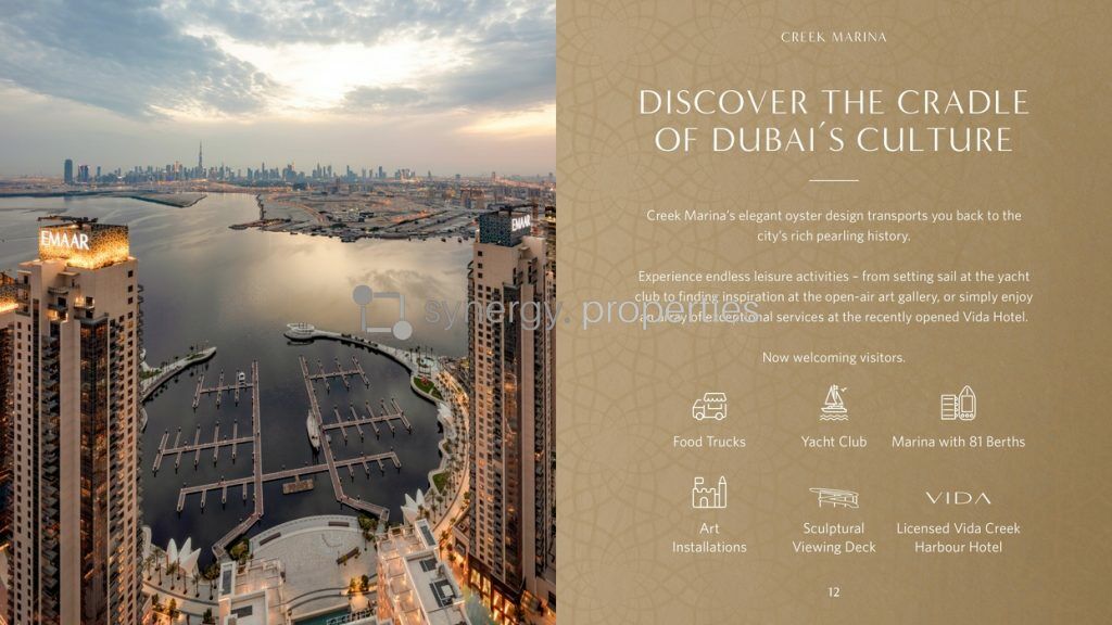 Emaar Creek Palace Residences in Dubai Creek Harbour