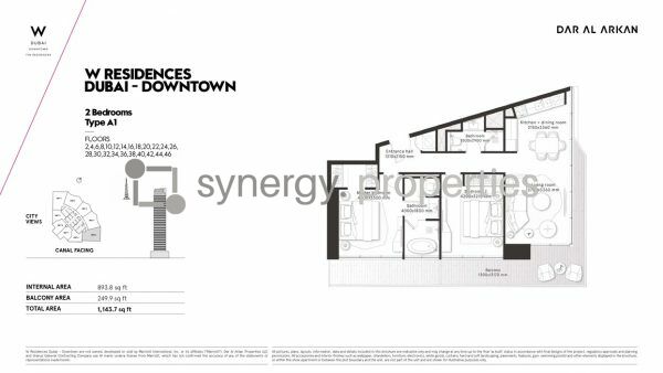 W Dubai Downtown Residences by Dar Al Arkan