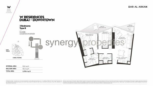 W Dubai Downtown Residences by Dar Al Arkan