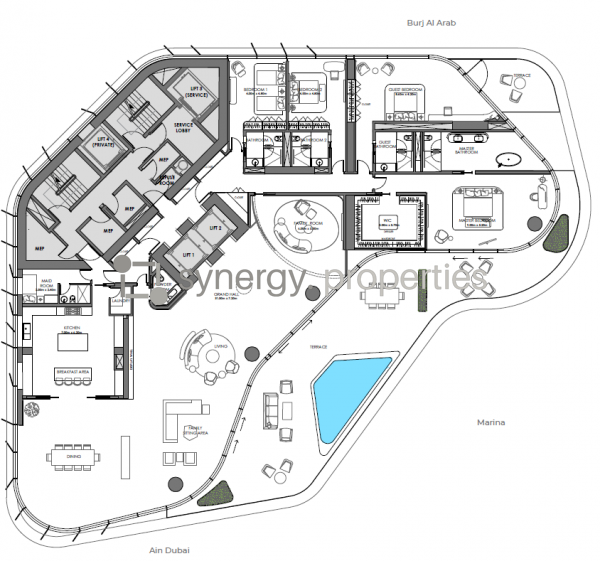 Omniyat AVA Palm Jumeirah Dubai x Dorchester Collection
