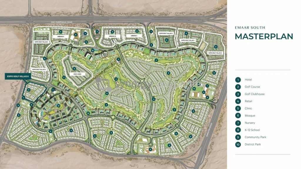 Emaar Expo Golf Villas in Emaar South